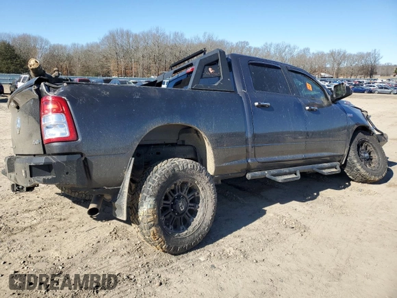 2019 Ram 2500 Big Horn with VIN 3C6UR5DJ8KG519312, listed as a Copart auction lot 41795575 with 0 mi miles and Salvage Title. Bid and sale history available at carsss.com. Image 3.
