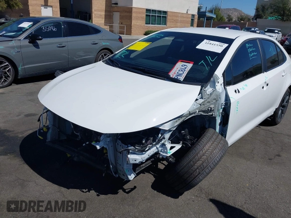 2024 Toyota Corolla SE with VIN 5YFS4MCE4RP214293, listed as a IAAI auction lot 41841550 with 4,695 mi miles and . Bid and sale history available at DreamBid. Image 6.
