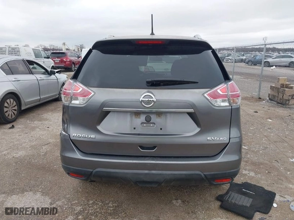 2016 Nissan Rogue SV with VIN KNMAT2MV4GP598303, listed as a IAAI auction lot 41553851 with 82,267 mi miles. Bid and sale history available at carsss.com. Image 16.