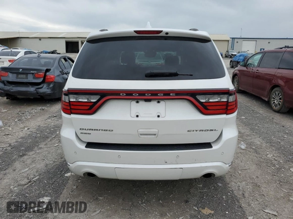 2017 Dodge Durango Citadel with VIN 1C4RDJEG5HC691320, listed as a Copart auction lot 55360505 with 150,533 mi miles and Salvage title. Bid and sale history available at DreamBid. Image 6.