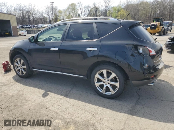 2013 Nissan Murano SV with VIN JN8AZ1MW6DW310398, listed as a Copart auction lot 53489815 with 55,432 mi miles and Salvage Title. Bid and sale history available at carsss.com. Image 2.