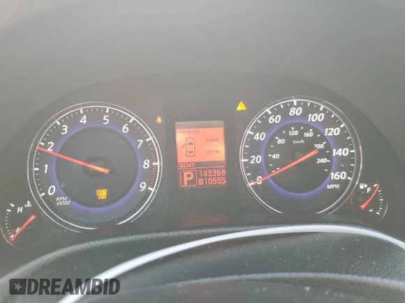 2008 Infiniti G35 x with VIN JNKBV61F58M263927, listed as a Copart auction lot 69553234 with 143,369 mi miles and Non Repairable. Bid and sale history available at DreamBid. Image 9.