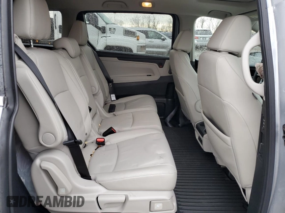 2025 Honda Odyssey EX-L with VIN 5FNRL6H66SB019828, listed as a Copart auction lot 84007874 with 1,425 mi miles and Salvage Title. Bid and sale history available at carsss.com. Image 11.