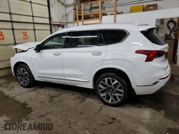2023 Hyundai Santa Fe Calligraphy with VIN 5NMS5DAL3PH521847, listed as a Copart auction lot 88201785 with 12,170 mi miles and Salvage Title. Bid and sale history available at carsss.com. Image 2.