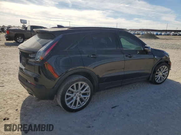2023 Cadillac XT4 FWD Sport with VIN 1GYFZER47PF107311, listed as a Copart auction lot 87583565 with 26,585 mi miles and Salvage title. Bid and sale history available at DreamBid. Image 3.