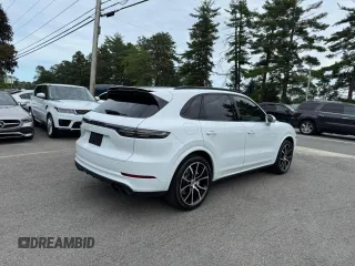 2019 Porsche Cayenne Turbo with VIN WP1AF2AY9KDA80539, listed as a Copart auction lot 63202115 with 120,649 mi miles and Clean title. Bid and sale history available at DreamBid. Image 3.