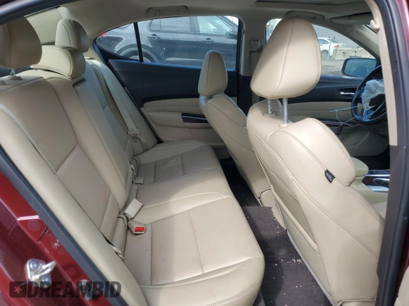 2015 Acura TLX Technology with VIN 19UUB1F59FA010664, listed as a Copart auction lot 57842025 with 136,657 mi miles and Salvage title. Bid and sale history available at DreamBid. Image 10.