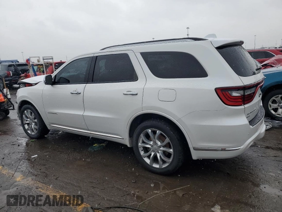 2017 Dodge Durango Citadel with VIN 1C4SDJET6HC883327, listed as a Copart auction lot 85861404 with 94,532 mi miles and Clean Title. Bid and sale history available at carsss.com. Image 2.