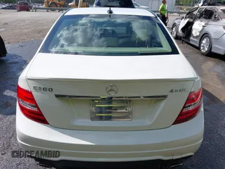 2012 Mercedes-Benz C with VIN WDDGF8BB9CR230328, listed as a IAAI auction lot 42024792 with 129,739 mi miles. Bid and sale history available at carsss.com. Image 16.