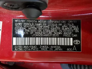 2011 Toyota Prius I z VIN JTDKN3DU6B5313570, wystawiony jako Copart lot #60066445 z przebiegiem 202 296 mil mil oraz Czysty tytuł • Clean title. Historia ofert i sprzedaży dostępna na DreamBid. Obrazek 12.