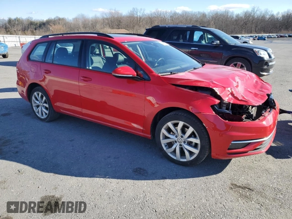 2019 Volkswagen Golf S z VIN 3VWY57AUXKM509184, wystawiony jako Copart lot #43741345 z przebiegiem 34 145 mil mil oraz Szkoda całkowita • Salvage title. Historia ofert i sprzedaży dostępna na DreamBid. Obrazek 4.