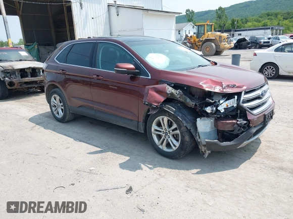 2016 Ford Edge SEL z VIN 2FMPK4J82GBB00481, wystawiony jako IAAI lot #42414912 z przebiegiem 159 671 mil mil oraz . Historia ofert i sprzedaży dostępna na DreamBid. Obrazek 1.