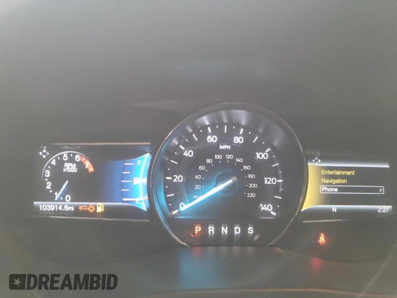 2017 Ford Explorer XLT with VIN 1FM5K7DH6HGB05701, listed as a Copart auction lot 50873675 with 103,914 mi miles and Clean Title. Bid and sale history available at carsss.com. Image 9.