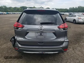 2017 Nissan Rogue SV with VIN KNMAT2MV4HP616669, listed as a Copart auction lot 62402375 with 60,196 mi miles and Salvage title. Bid and sale history available at DreamBid. Image 6.