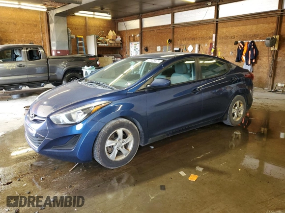 2015 Hyundai Elantra SE with VIN 5NPDH4AE3FH602804, listed as a Copart auction lot 62025025 with 230,419 mi miles and Clean title. Bid and sale history available at DreamBid. Image 1.