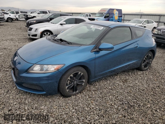 2014 Honda CR-Z with VIN JHMZF1C44ES001432, listed as a Copart auction lot 85555954 with 41,763 mi miles and Salvage Title. Bid and sale history available at carsss.com. Image 1.