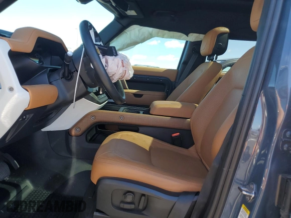 2023 Land Rover Defender SE with VIN SALEP7EU1P2207252, listed as a Copart auction lot 49336395 with 20,179 mi miles and Salvage title. Bid and sale history available at DreamBid. Image 7.