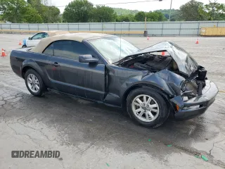 2008 Ford Mustang Deluxe with VIN 1ZVHT84N485132379, listed as a Copart auction lot 55157085 with 102,490 mi miles and Salvage title. Bid and sale history available at DreamBid. Image 4.