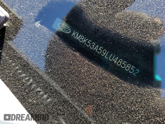 2020 Hyundai Kona Ultimate with VIN KM8K53A59LU485852, listed as a Copart auction lot 52358055 with 53,777 mi miles and Salvage Title. Bid and sale history available at carsss.com. Image 14.