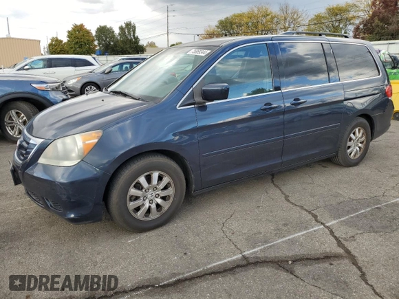 2010 Honda Odyssey EX with VIN 5FNRL3H48AB061672, listed as a Copart auction lot 75869344 with 188,255 mi miles and Salvage Title. Bid and sale history available at carsss.com. Image 1.