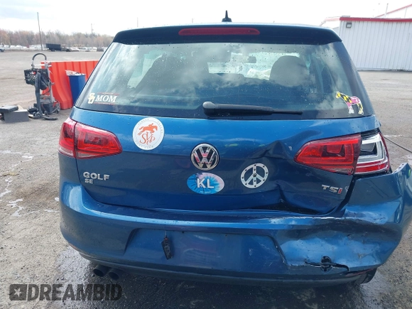2017 Volkswagen Golf S with VIN 3VW217AU9HM037828, listed as a IAAI auction lot 41930836 with 93,602 mi miles and . Bid and sale history available at DreamBid. Image 16.