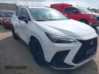 2024 Lexus NX with VIN 2T2KGCEZ1RC054547, listed as a IAAI auction lot 41494703 with 11,642 mi miles. Bid and sale history available at carsss.com. Image 1.