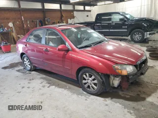 2009 Kia Spectra EX with VIN KNAFE222495664515, listed as a Copart auction lot 77566074 with 151,615 mi miles and Clean Title. Bid and sale history available at carsss.com. Image 4.