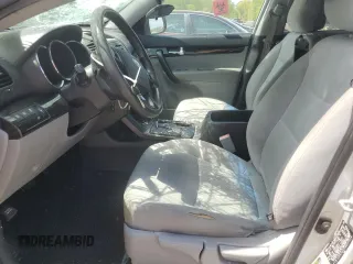 2013 Kia Sorento LX with VIN 5XYKT4A22DG327426, listed as a Copart auction lot 52212045 with 153,820 mi miles and Salvage Title. Bid and sale history available at carsss.com. Image 7.
