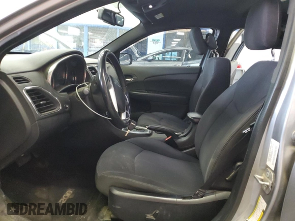 2014 Chrysler 200 Touring with VIN 1C3CCBBBXEN185333, listed as a Copart auction lot 57068685 with 130,402 mi miles and Salvage title. Bid and sale history available at DreamBid. Image 7.