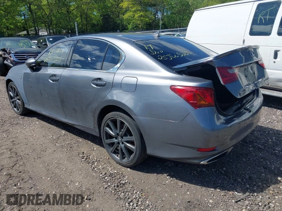2014 Lexus GS 350 with VIN JTHCE1BL2E5025972, listed as a IAAI auction lot 42317494 with Not provided miles and . Bid and sale history available at DreamBid. Image 3.