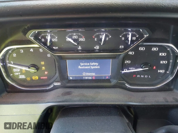 2019 GMC Sierra 1500 SLT z VIN 3GTP8DED8KG224724, wystawiony jako IAAI lot #41389124 z przebiegiem 118 106 mil mil oraz . Historia ofert i sprzedaży dostępna na DreamBid. Obrazek 7.