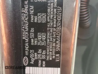 2024 Genesis GV70 2.5T z VIN 5NMMADTB2RH002137, wystawiony jako Copart lot #55901405 z przebiegiem 28 732 mil mil oraz Szkoda całkowita • Salvage title. Historia ofert i sprzedaży dostępna na DreamBid. Obrazek 13.