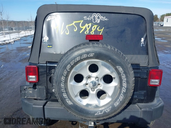 2018 Jeep Wrangler JK Unlimited Sport with VIN 1C4BJWDG3JL829130, listed as a IAAI auction lot 41554884 with 109,745 mi miles. Bid and sale history available at carsss.com. Image 16.