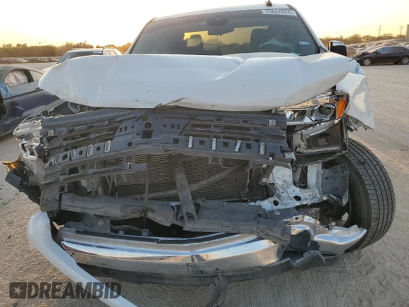 2022 Chevrolet Silverado 1500 LT with VIN 1GCPACED2NZ579651, listed as a Copart auction lot 75667024 with 0 mi miles and Salvage Title. Bid and sale history available at carsss.com. Image 11.