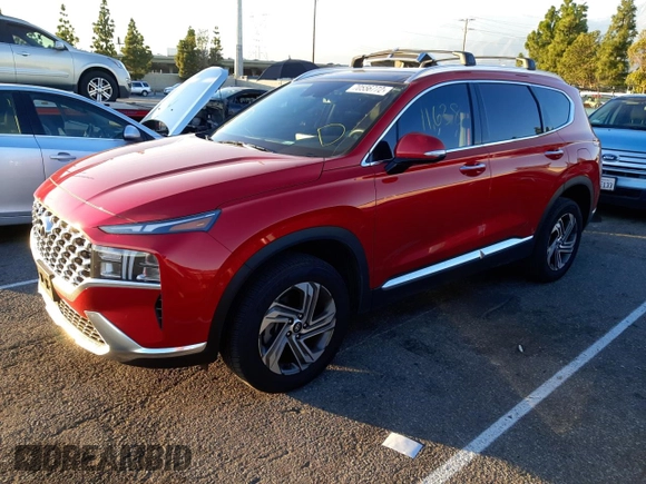 2022 Hyundai Santa Fe SEL with VIN 5NMS3DAJ4NH405784, listed as a Copart auction lot 70556772 with 11,638 mi miles. Bid and sale history available at carsss.com. Image 1.