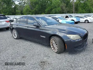 2012 BMW 7 Series 750i xDrive with VIN WBAKC6C5XCC397243, listed as a Copart auction lot 55388715 with 77,424 mi miles and Clean Title. Bid and sale history available at DreamBid. Image 4.