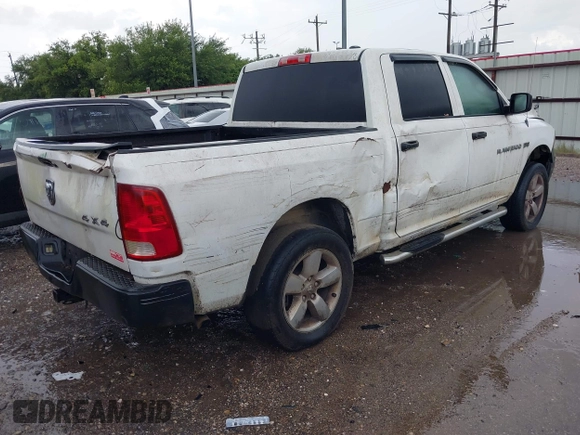 2012 Ram 1500 Express with VIN 1C6RD7KT1CS205659, listed as a IAAI auction lot 42614472 with Not provided miles and . Bid and sale history available at DreamBid. Image 4.
