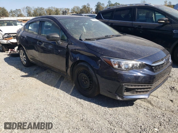 2021 Subaru Impreza with VIN 4S3GKAB63M3603691, listed as a Copart auction lot 77703954 with 42,100 mi miles and Salvage Title. Bid and sale history available at carsss.com. Image 4.