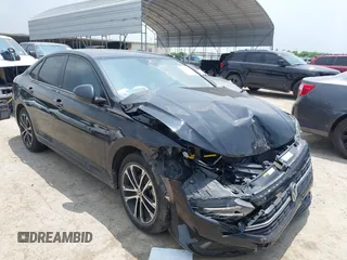 2024 Volkswagen Jetta Sport z VIN 3VWAM7BU3RM018730, wystawiony jako IAAI lot #42158484 z przebiegiem 19 482 mil mil oraz . Historia ofert i sprzedaży dostępna na DreamBid. Obrazek 1.