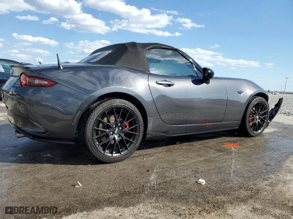 2016 Mazda MX-5 Miata Club with VIN JM1NDAC78G0116548, listed as a Copart auction lot 50495745 with 71,887 mi miles and Salvage Title. Bid and sale history available at carsss.com. Image 3.