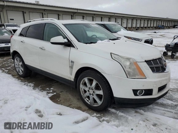 2011 Cadillac SRX Premium Collection with VIN 3GYFNCEY6BS536324, listed as a Copart auction lot 45855275 with 185,441 mi miles and Salvage Title. Bid and sale history available at carsss.com. Image 4.
