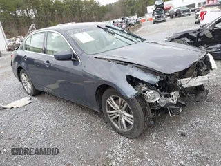 2013 Infiniti G37 x with VIN JN1CV6AR2DM757370, listed as a IAAI auction lot 41727243 with 156,095 mi miles. Bid and sale history available at carsss.com. Image 1.