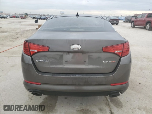 2011 Kia Optima EX with VIN KNAGN4A63B5163562, listed as a Copart auction lot 42512125 with 125,549 mi miles and Clean Title. Bid and sale history available at carsss.com. Image 6.
