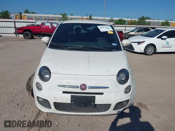 2015 FIAT 500 Sport with VIN 3C3CFFBR3FT696265, listed as a IAAI auction lot 40417640 with 118,412 mi miles and . Bid and sale history available at DreamBid. Image 12.