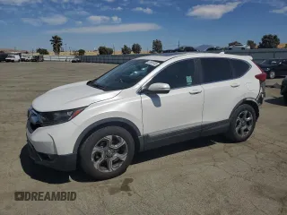 2019 Honda CR-V EX-L with VIN 5J6RW1H83KA002919, listed as a Copart auction lot 61061345 with 68,416 mi miles and Salvage title. Bid and sale history available at DreamBid. Image 1.