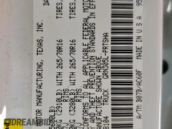 2017 Toyota Tacoma SR5 z VIN 5TFCZ5AN1HX048104, wystawiony jako Copart lot #60883165 z przebiegiem 143 856 mil mil oraz Szkoda całkowita • Salvage title. Historia ofert i sprzedaży dostępna na DreamBid. Obrazek 12.
