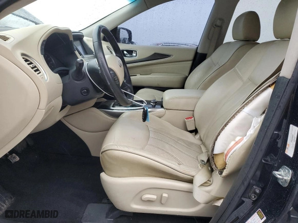 2018 Infiniti QX60 with VIN 5N1DL0MM3JC503104, listed as a Copart auction lot 45185555 with 57,172 mi miles and Salvage Title. Bid and sale history available at carsss.com. Image 7.