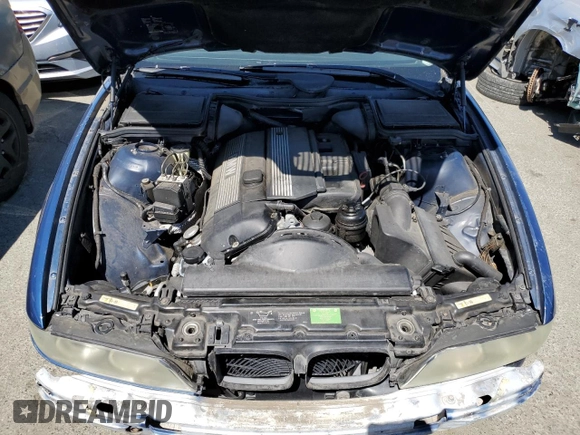 2001 BMW 5 Series 525iAT with VIN WBADS43471GD84658, listed as a Copart auction lot 63564264 with 171,423 mi miles and Salvage Title. Bid and sale history available at carsss.com. Image 11.