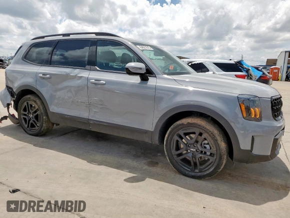 2024 Kia Telluride SX X-Line with VIN 5XYP5DGC0RG559059, listed as a Copart auction lot 64821515 with 15,839 mi miles and Salvage title. Bid and sale history available at DreamBid. Image 4.