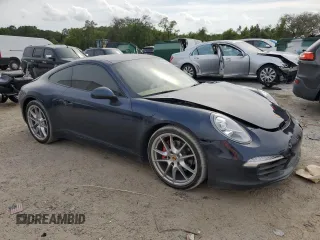 2014 Porsche 911 Carrera with VIN WP0AA2A99ES106694, listed as a Copart auction lot 53679415 with 36,039 mi miles and Salvage Title. Bid and sale history available at carsss.com. Image 4.